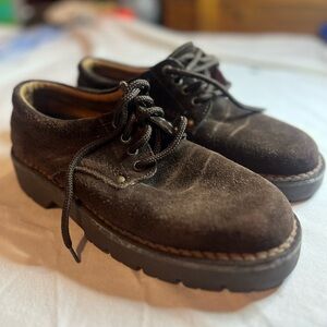 Geronimo Vintage Men's Brown Suede Shoes